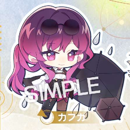 Honkai Star Rail Double sided Acrylic Keychain Charm Volume.2