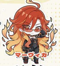 Genshin Impact Double Sided Acrylic Keychain Charm Volume.31