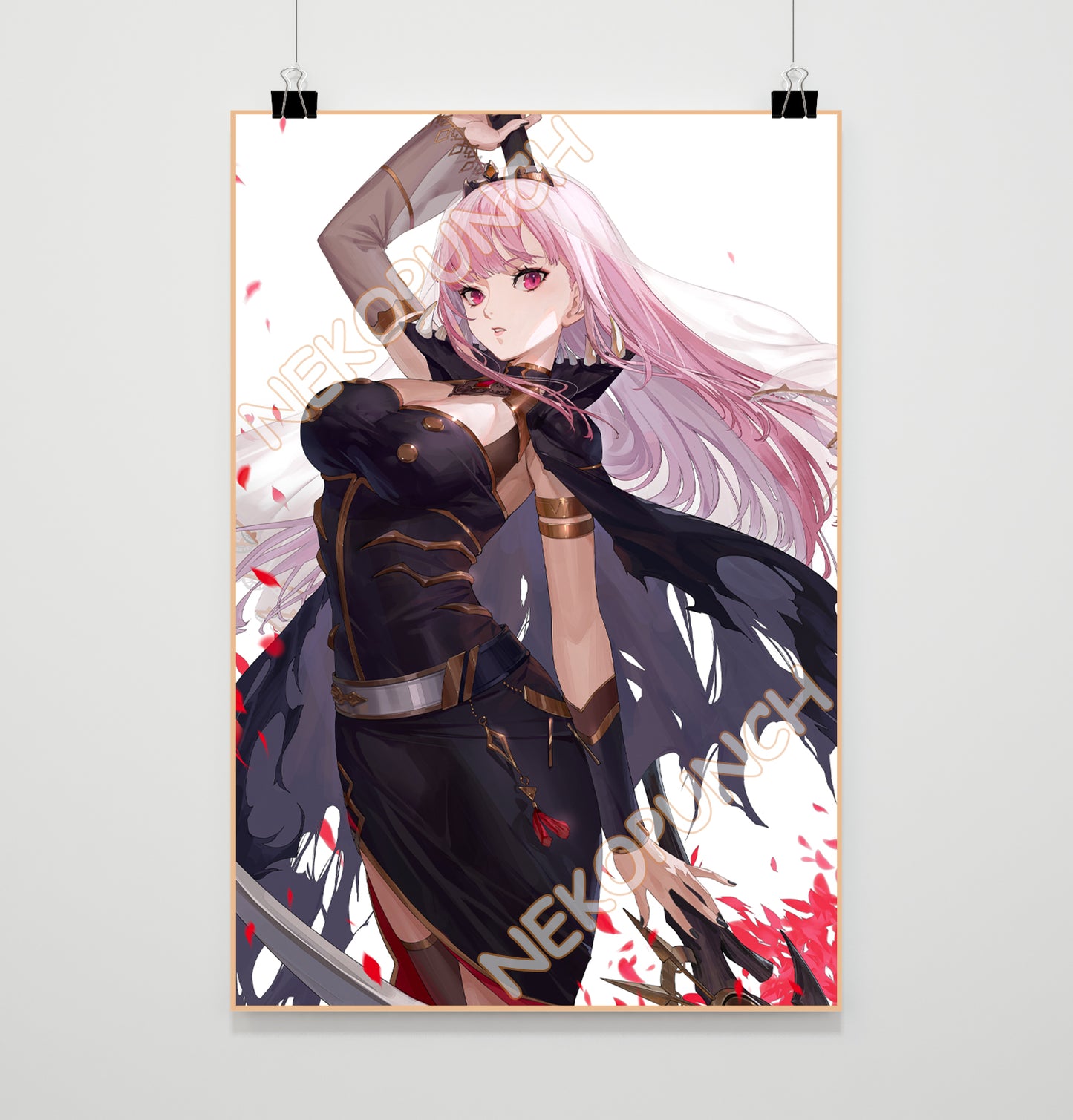 Hololive EN 1st Gen Myth Mori Calliope Premium Poster by ekao