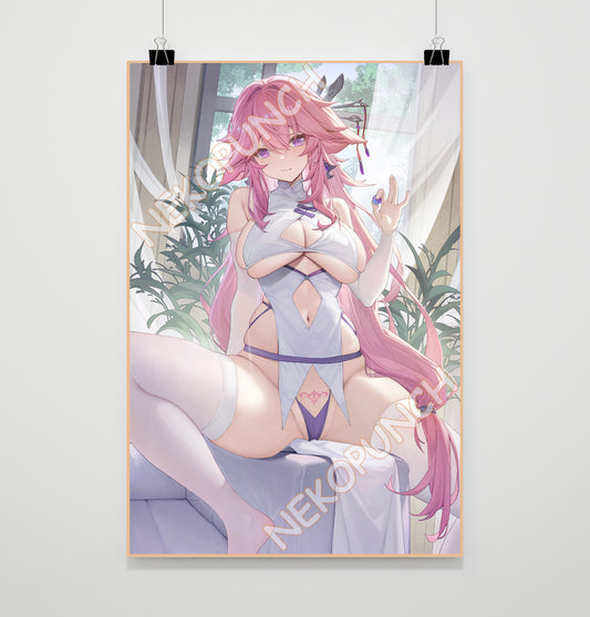 Genshin Impact Premium Poster Yae Miko by XianYuMiaoCAT