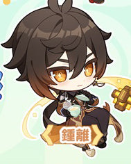 Genshin Impact Double Sided Acrylic Keychain Charm Volume.34