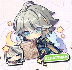 Genshin Impact Double Sided Acrylic Keychain Charm Volume.9