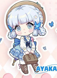 Genshin Impact Double Sided Acrylic Keychain Charm Volume.19