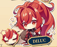 Genshin Impact Double Sided Acrylic Keychain Charm Volume.10