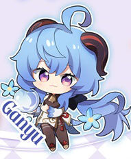 Genshin Impact Double Sided Acrylic Keychain Charm Volume.14