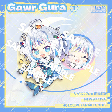 Hololive Vtuber Doujin Double-sided Acrylic Keychain Charm Volume.17