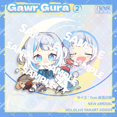 Hololive Vtuber Doujin Double-sided Acrylic Keychain Charm Volume.17