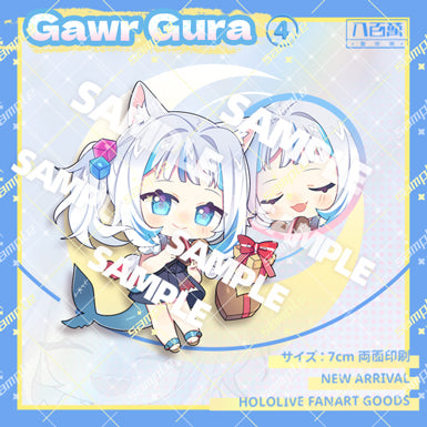 Hololive Vtuber Doujin Double-sided Acrylic Keychain Charm Volume.17