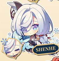 Genshin Impact Double Sided Acrylic Keychain Charm Volume.10