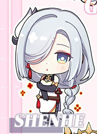Genshin Impact Double Sided Acrylic Keychain Charm Volume.11