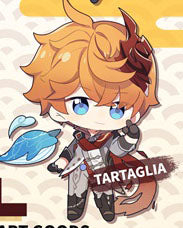 Genshin Impact Double Sided Acrylic Keychain Charm Volume.13