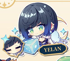 Genshin Impact Double Sided Acrylic Keychain Charm Volume.10