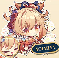 Genshin Impact Double Sided Acrylic Keychain Charm Volume.10