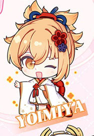 Genshin Impact Double Sided Acrylic Keychain Charm Volume.12