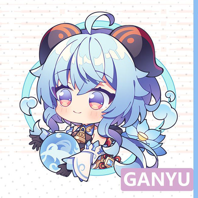 Genshin Impact Double Sided Acrylic Keychain Charm Volume.3