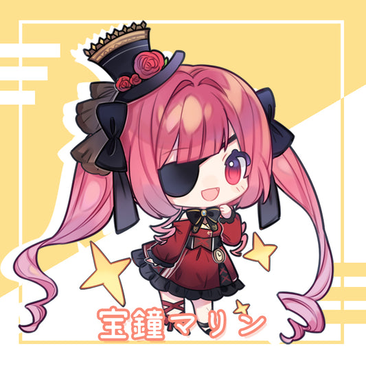 Hololive Vtuber Doujin Double-sided Acrylic Keychain Charm Volume.7
