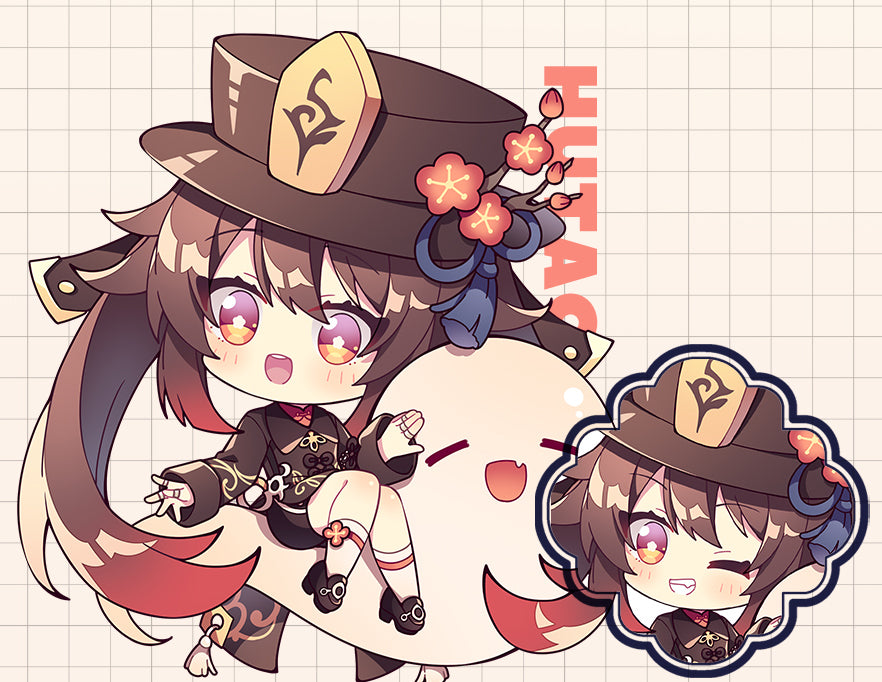 Genshin Impact Double Sided Acrylic Keychain Charm Volume.4