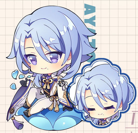 Genshin Impact Double Sided Acrylic Keychain Charm Volume.5