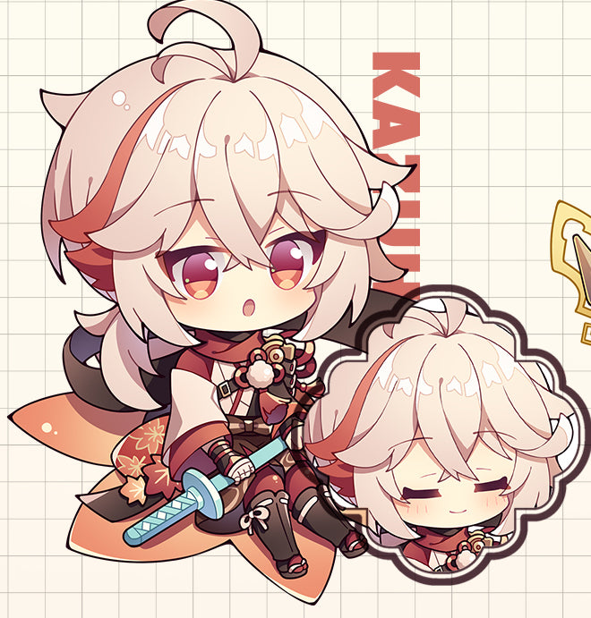 Genshin Impact Double Sided Acrylic Keychain Charm Volume.5