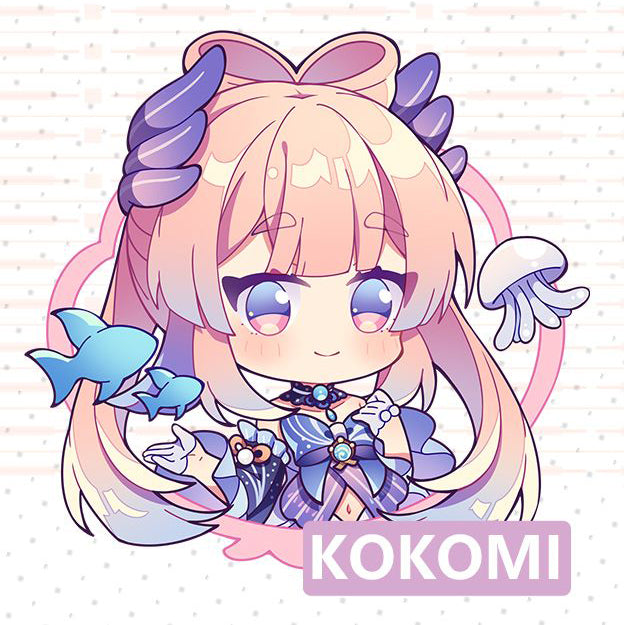 Genshin Impact Double Sided Acrylic Keychain Charm Volume.3