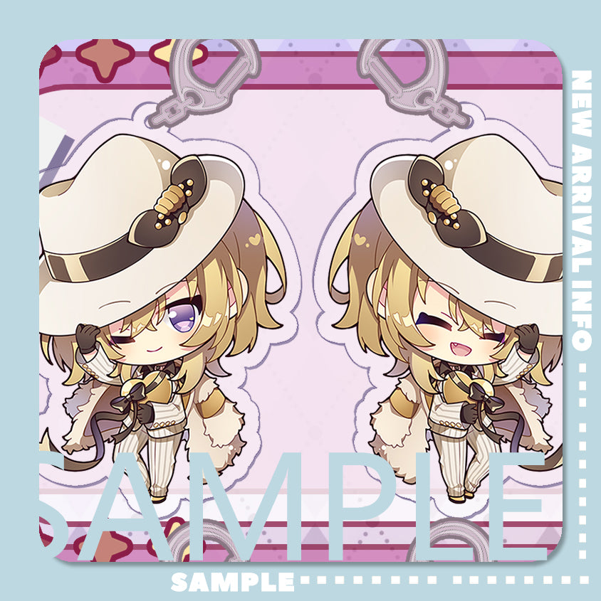 Nijisanji EN Luxiem Vtuber Doujin Double Sided Acrylic Keychain Charm Volume.1