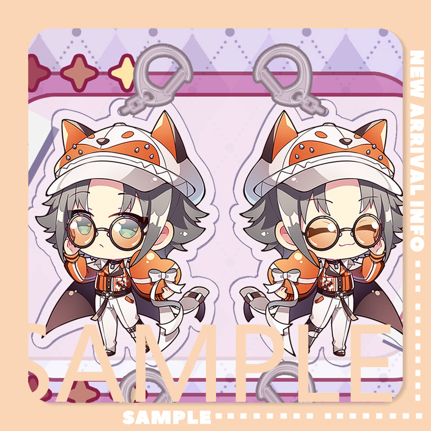Nijisanji EN Luxiem Vtuber Doujin Double Sided Acrylic Keychain Charm Volume.1