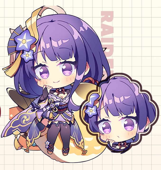 Genshin Impact Double Sided Acrylic Keychain Charm Volume.4