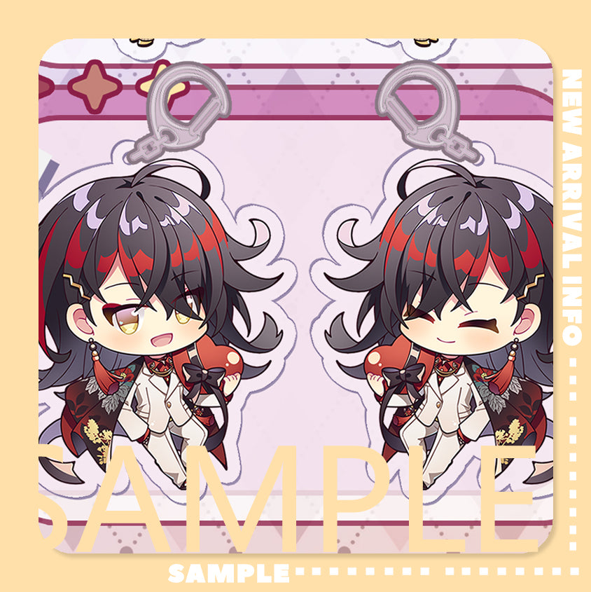 Nijisanji EN Luxiem Vtuber Doujin Double Sided Acrylic Keychain Charm Volume.1