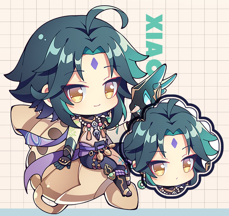 Genshin Impact Double Sided Acrylic Keychain Charm Volume.5