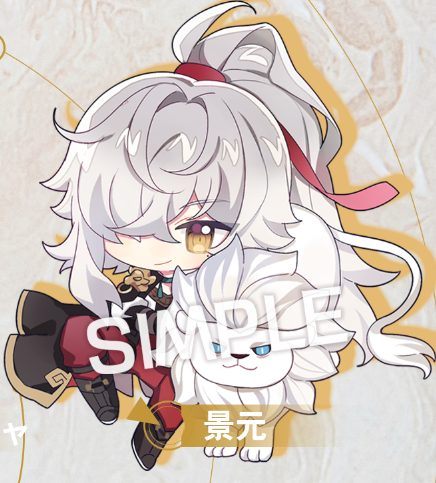 Honkai Star Rail Double-sided Acrylic Keychain Charm Blade/Bronya/Clara/Danheng/Jingyuan/Sampo Volume.3