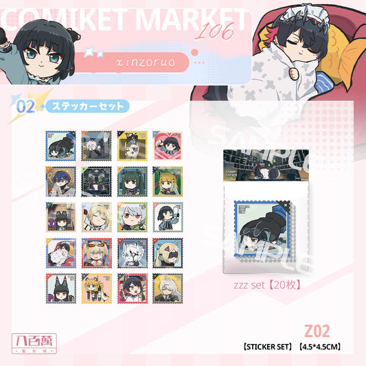 Zenless Zone Zero ZZZ C106 Comiket 106 Sticker Set by Xinzoruo (Pre-order)
