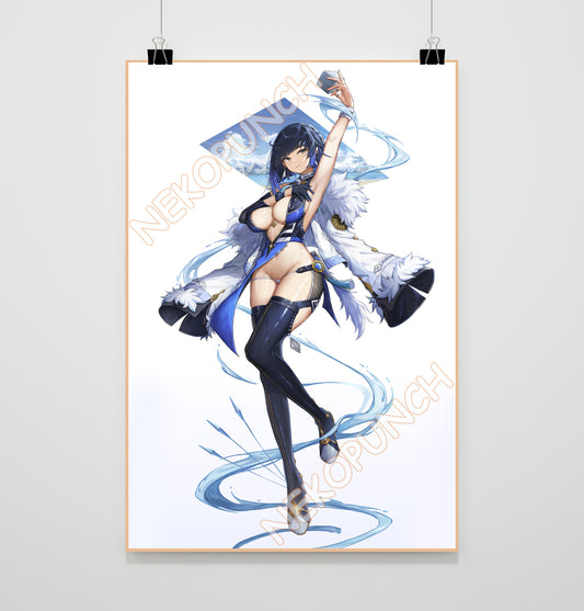 Genshin Impact Premium Poster Yelan by Kiriko