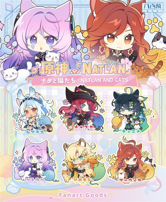 Genshin Impact Double Sided Acrylic Keychain Charm Volume.33