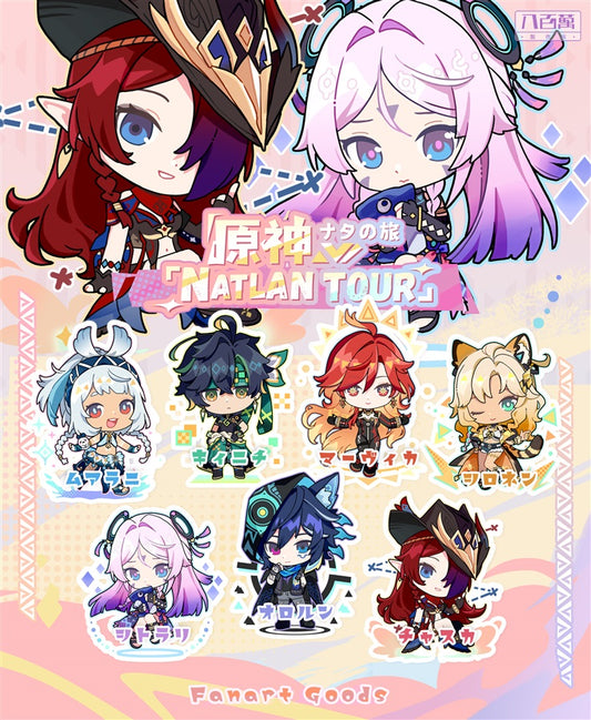 Genshin Impact Double Sided Acrylic Keychain Charm Volume.30