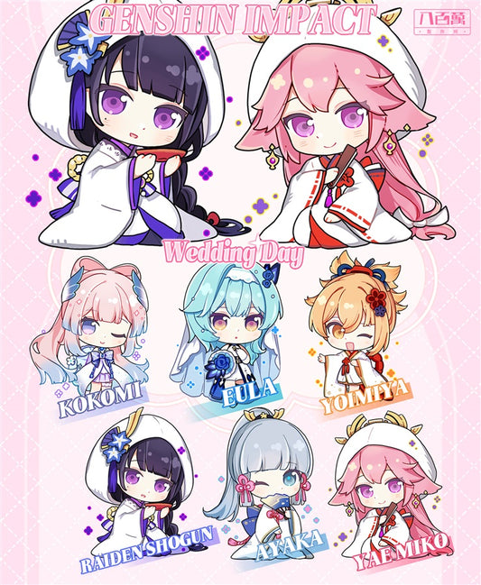 Genshin Impact Double Sided Acrylic Keychain Charm Volume.12