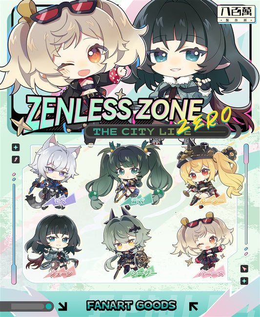 Zenless Zone Zero ZZZ Double-sided Acrylic Keychain Charm Volume.5