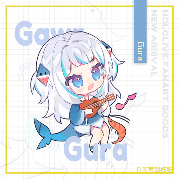 Hololive Vtuber Doujin Double-sided Acrylic Keychain Charm Volume.11