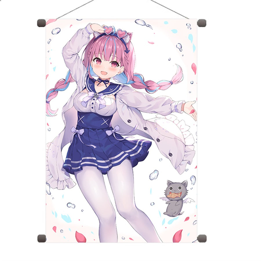 Hololive Vtuber Tapestry Wall Scroll Art Decoration B2 20 in x 28 in