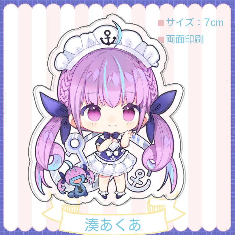 Hololive Vtuber Doujin Double-sided Acrylic Keychain Charm Volume.4