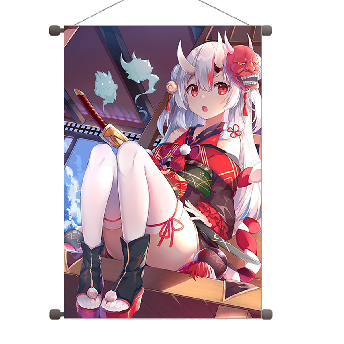 Hololive Vtuber Tapestry Wall Scroll Art Decoration B2 20 in x 28 in