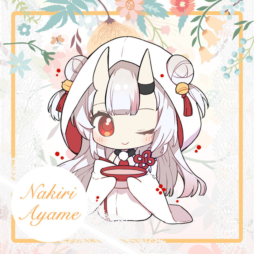 Hololive Vtuber Doujin Double-sided Acrylic Keychain Charm Wedding Version Volume.1