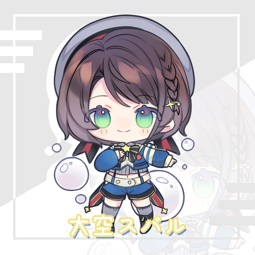 Hololive Vtuber Doujin Double-sided Acrylic Keychain Charm Volume.7