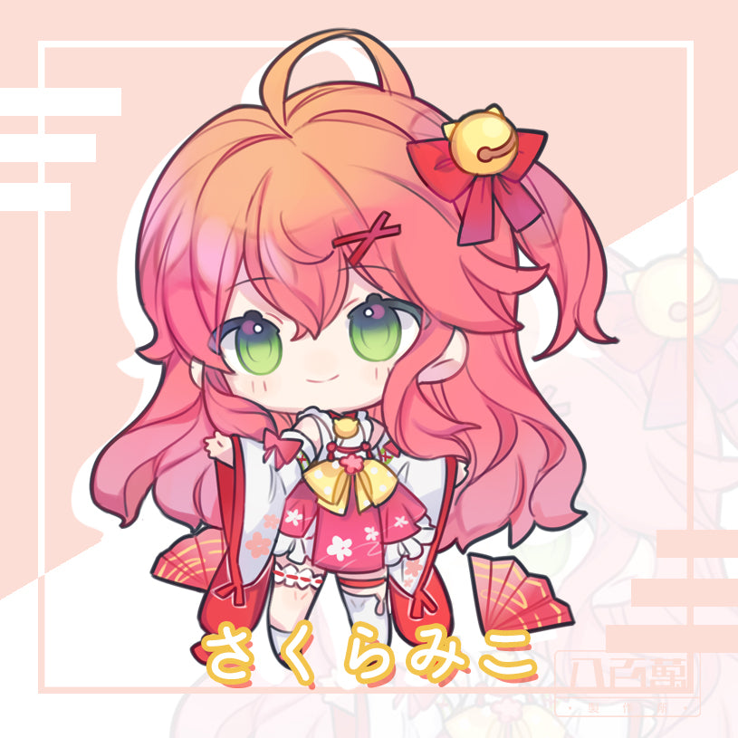 Hololive Vtuber Doujin Double-sided Acrylic Keychain Charm Volume.7