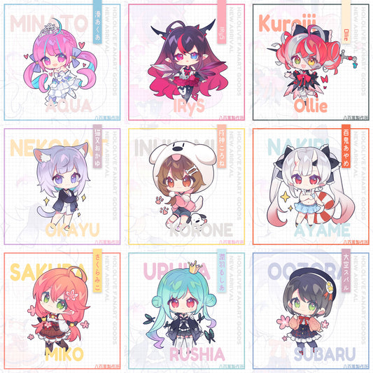 Hololive Vtuber Doujin Double-sided Acrylic Keychain Charm Volume.12