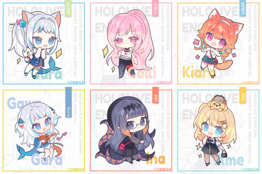 Hololive Vtuber Doujin Double-sided Acrylic Keychain Charm Volume.11