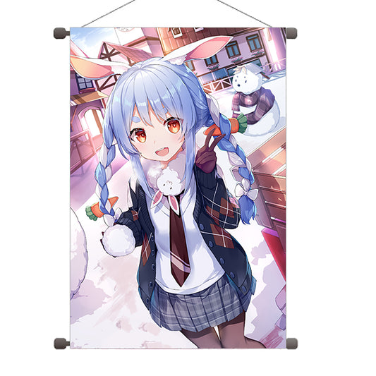 Hololive Vtuber Tapestry Wall Scroll Art Decoration B2 20 in x 28 in