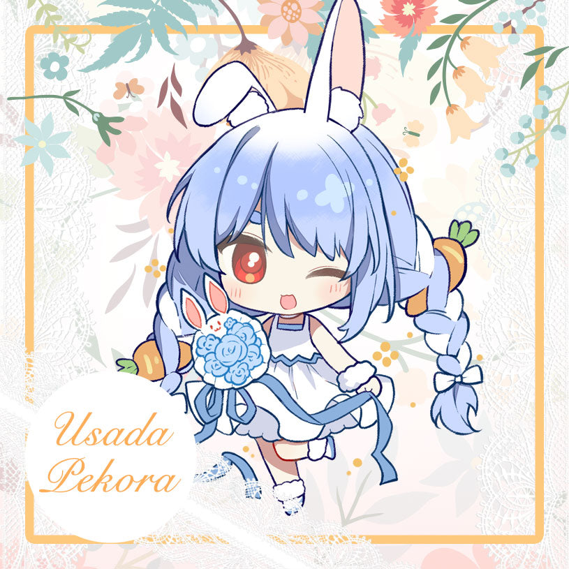 Hololive Vtuber Doujin Double-sided Acrylic Keychain Charm Wedding Version Volume.1