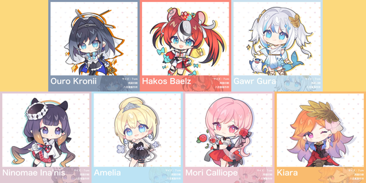 Hololive Vtuber Doujin Double-sided Acrylic Keychain Charm Volume.13