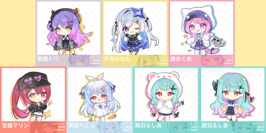 Hololive Vtuber Doujin Double-sided Acrylic Keychain Charm Volume.14